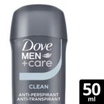 Dove Men+Care 48h Clean Anti-Perspirant Deodorant Stick 50ml
