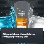 Dove Men Care Sandalwood & Vanilla 3-In-1 Hair, Face & Body Wash 400ml - Image 5