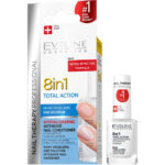 Eveline Cosmetics Nail Therapy Professional 8 in 1 Total Action Intensive Nail Conditioner 12ml - Image 2