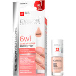 Eveline Cosmetics Nail Therapy 6 in 1 Care & Colour Nail Conditioner Nude 5ml - Image 2