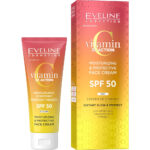Eveline Cosmetics Vitamin C 3x Action Moisturising & Protective Face Cream SPF50 30ml - Image 2