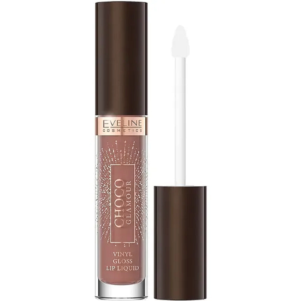 EC0776_5d40dbd7-166c-4f59-b6df-351d9da7280c.jpg Eveline Cosmetics Choco Glamour Vinyl Gloss Lip Liquid 4.5ml - Image 1