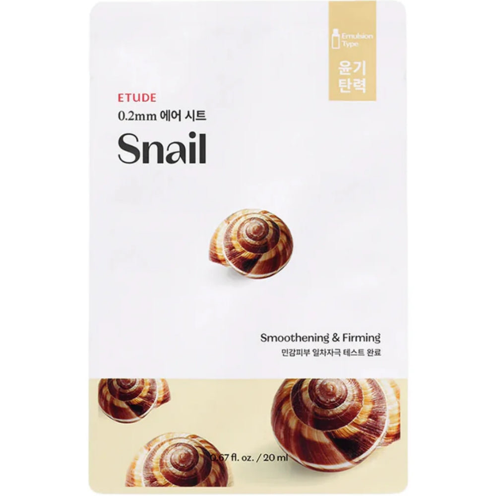 ETU0005.jpg Etude House 0.2 Therapy Air Mask Snail 20ml - Image 1