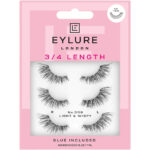 Eylure 3/4 Length 008 Light & Wispy Lashes Black Multipack 3 Pairs - Image 2