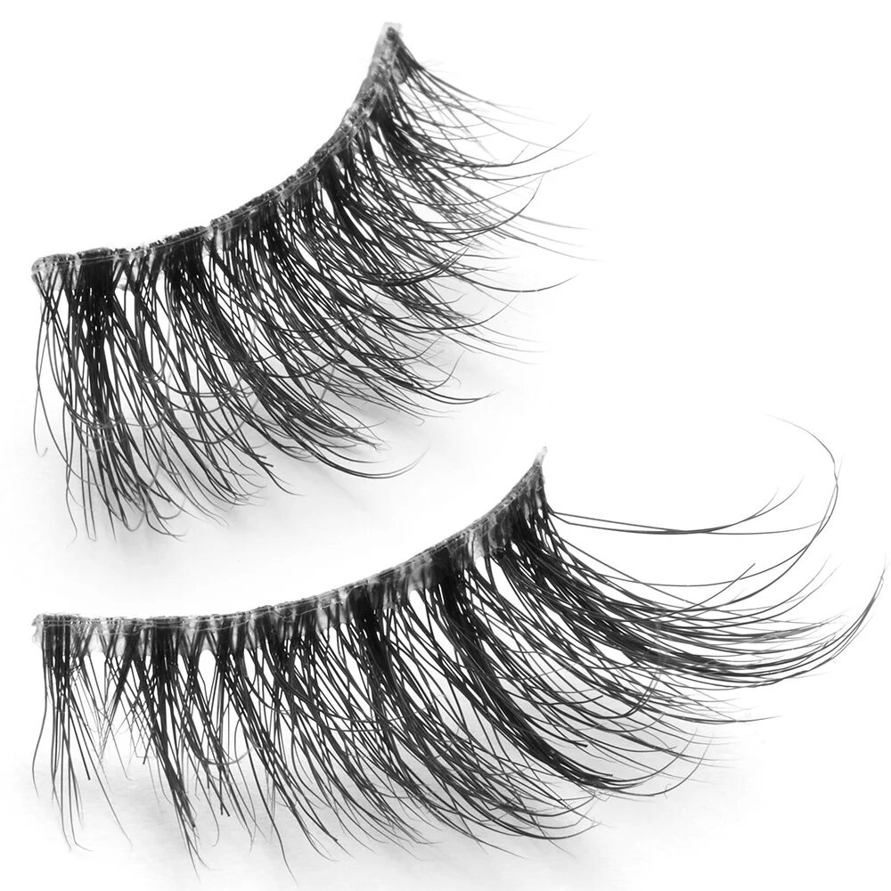 EY0121-2.jpg Eylure Half Lash No. 5 Natural No Trim Strip Lashes Black - Image 1