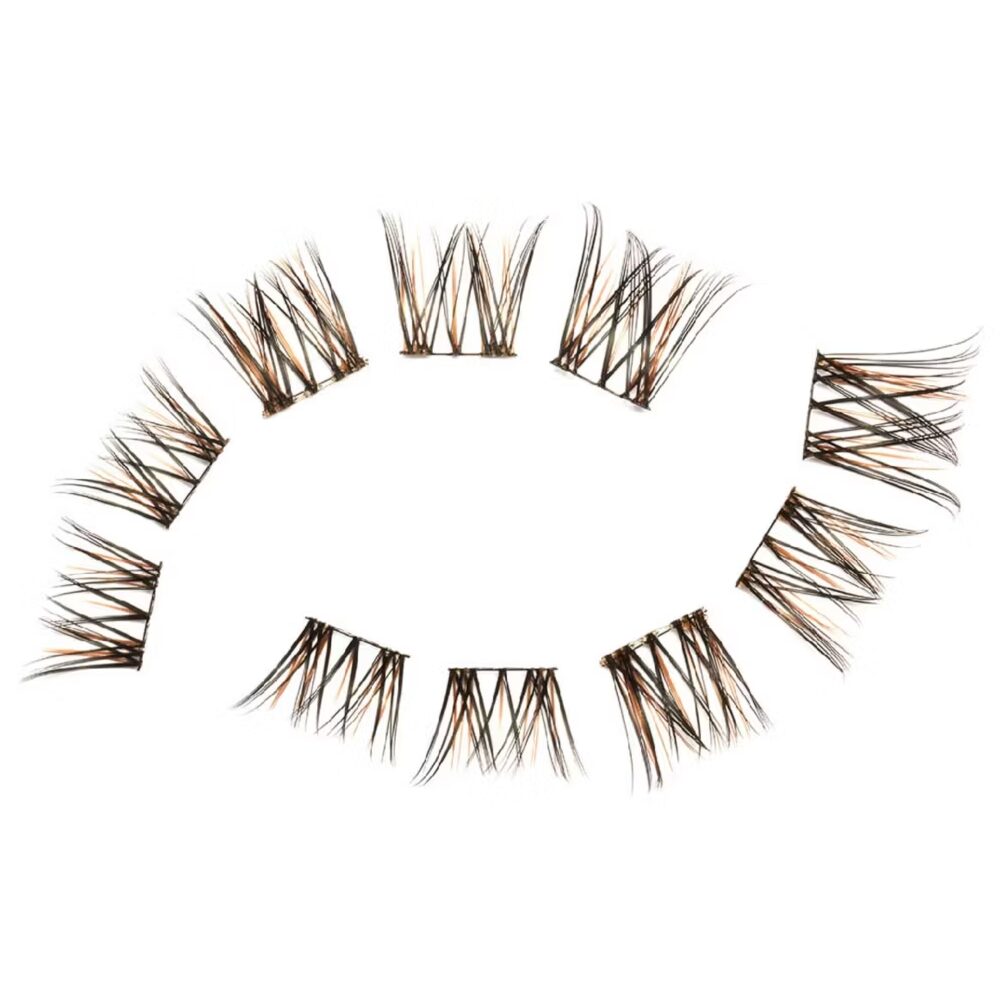 EY0123-1.jpg Eylure Salon Clusters Individual Lash Clusters Naturals 05 Brown/Black x30 - Image 1