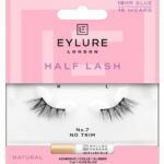 Eylure Half Lash No. 7 Natural No Trim Strip Lashes Black - Image 5