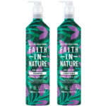 Faith In Nature Lavender & Geranium Shampoo & Conditioner Aluminium Bottle Twin 2 x 500ml - Image 4