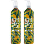 Faith In Nature Shea & Argan Shampoo & Conditioner Aluminium Bottle Twin 2 x 500ml - Image 7