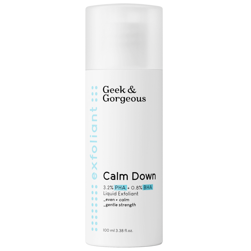 GEEK0015.png Geek & Gorgeous Calm Down 4% PHA + BHA Liquid 100ml - Image 1