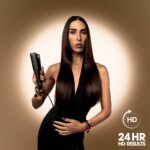 Ghd Chronos Max Wide Plate Hair Straightener, 3X Faster Styling With 90% More Shine Black - Image 7
