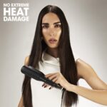 Ghd Chronos Max Wide Plate Hair Straightener, 3X Faster Styling With 90% More Shine Black - Image 2