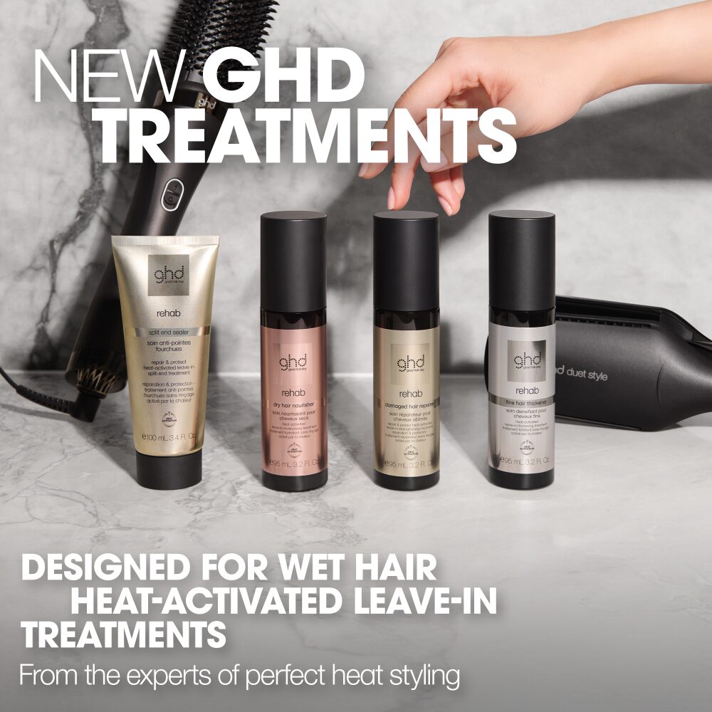 GH0216-7.jpg ghd Rehab Damaged Hair Repairer Leave-In Strengthening Treatment 95ml - Image 1