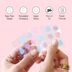 Grace & Stella Hydrocolloid Pimple Patches Multishape x36 - Image 7