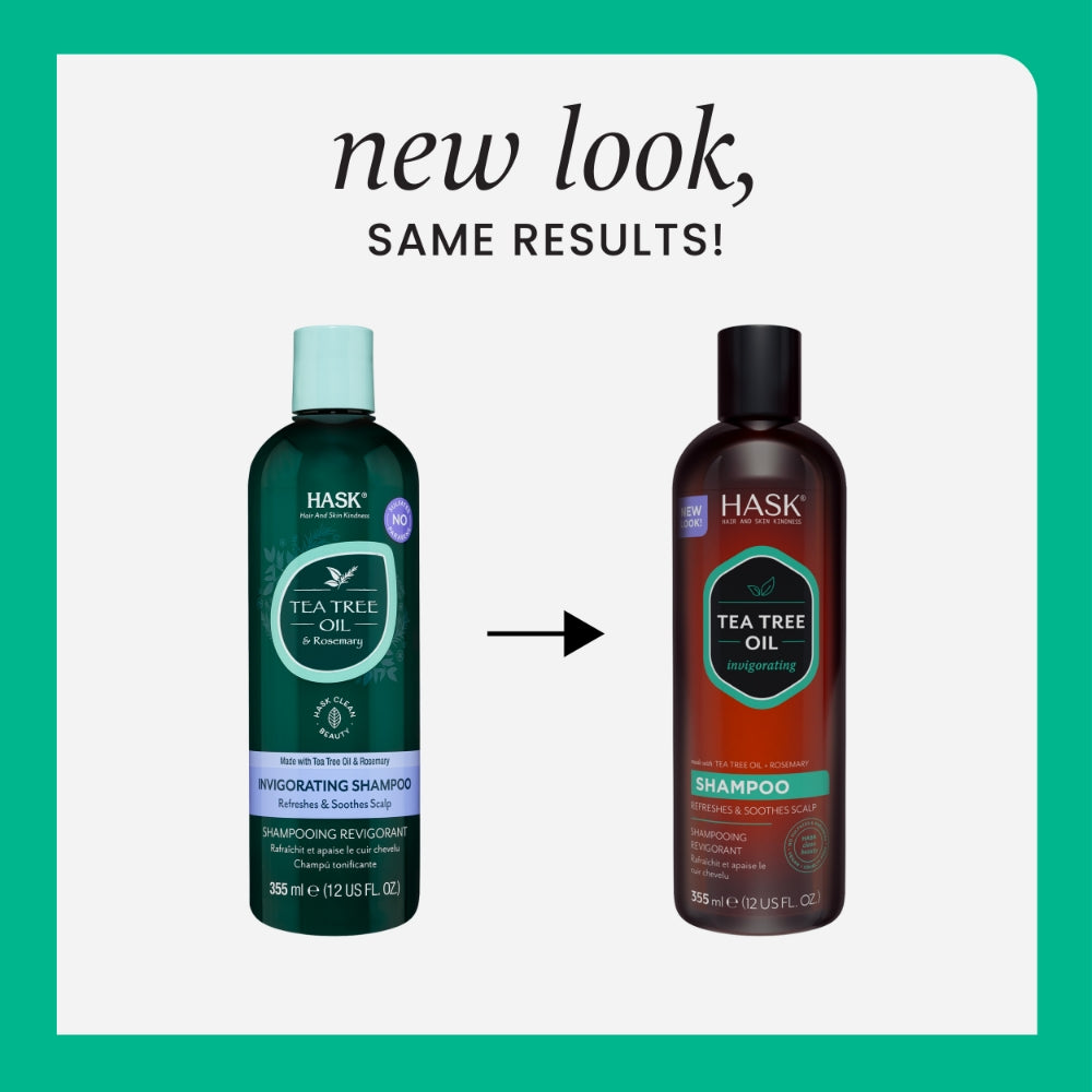 HAS0010-3.jpg Hask Tea Tree Oil Invigorating Shampoo 355ml - Image 1