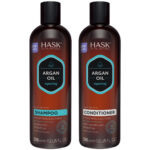 Hask Argan Oil Repairing Shampoo & Conditioner Twin 2 x 355ml - Image 3