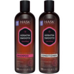 Hask Keratin Smooth Protein Smoothing Shampoo & Conditioner Twin 2 x 355ml - Image 3