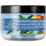 Hempz Triple Moisture Fresh Citrus Sugar Scrub 215ml - Image 6