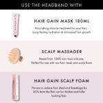 Hair Gain Pink Fabric Headband - Image 4