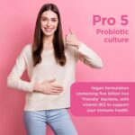 Healthspan Pro 5 Probiotic With 5 Billion Live Pro Cultures & Vitamin B12 For Immunity Support 60 Capsules - Image 3