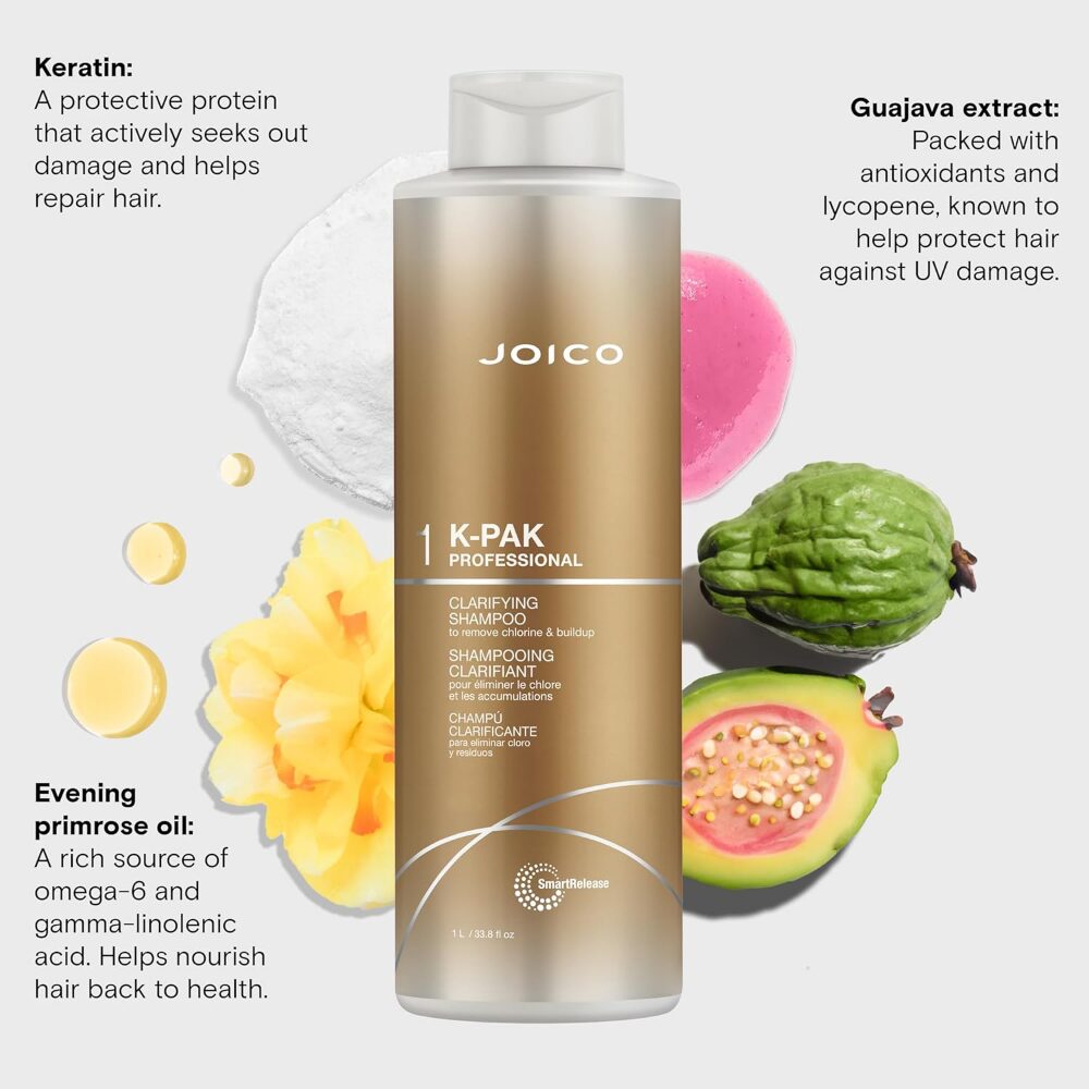 JC0073-2.jpg Joico K-Pak Clarifying Shampoo 1000ml - Image 1