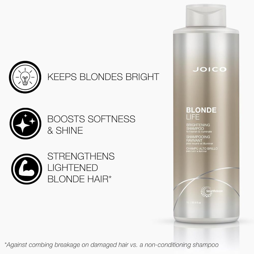JC0085-2.jpg Joico Blonde Life Brightening Shampoo 1000ml - Image 1