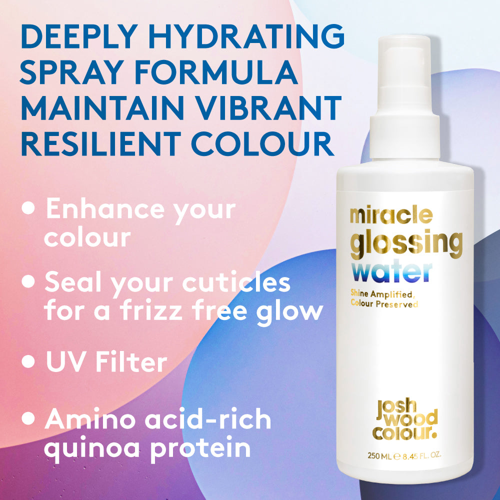 JML-GLOSSING-WATER-IMAGES_CLAIMS-1.jpg Josh Wood Colour Miracle Glossing Water 250ml - Image 1