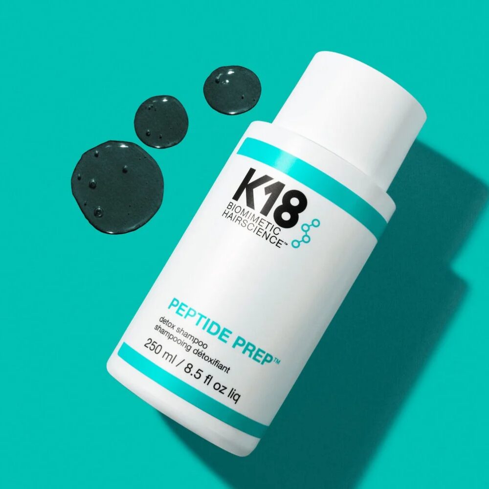 K180017-2.jpg K18 Biomimetic Hairscience Peptide Prep Detox Shampoo 53ml - Image 1