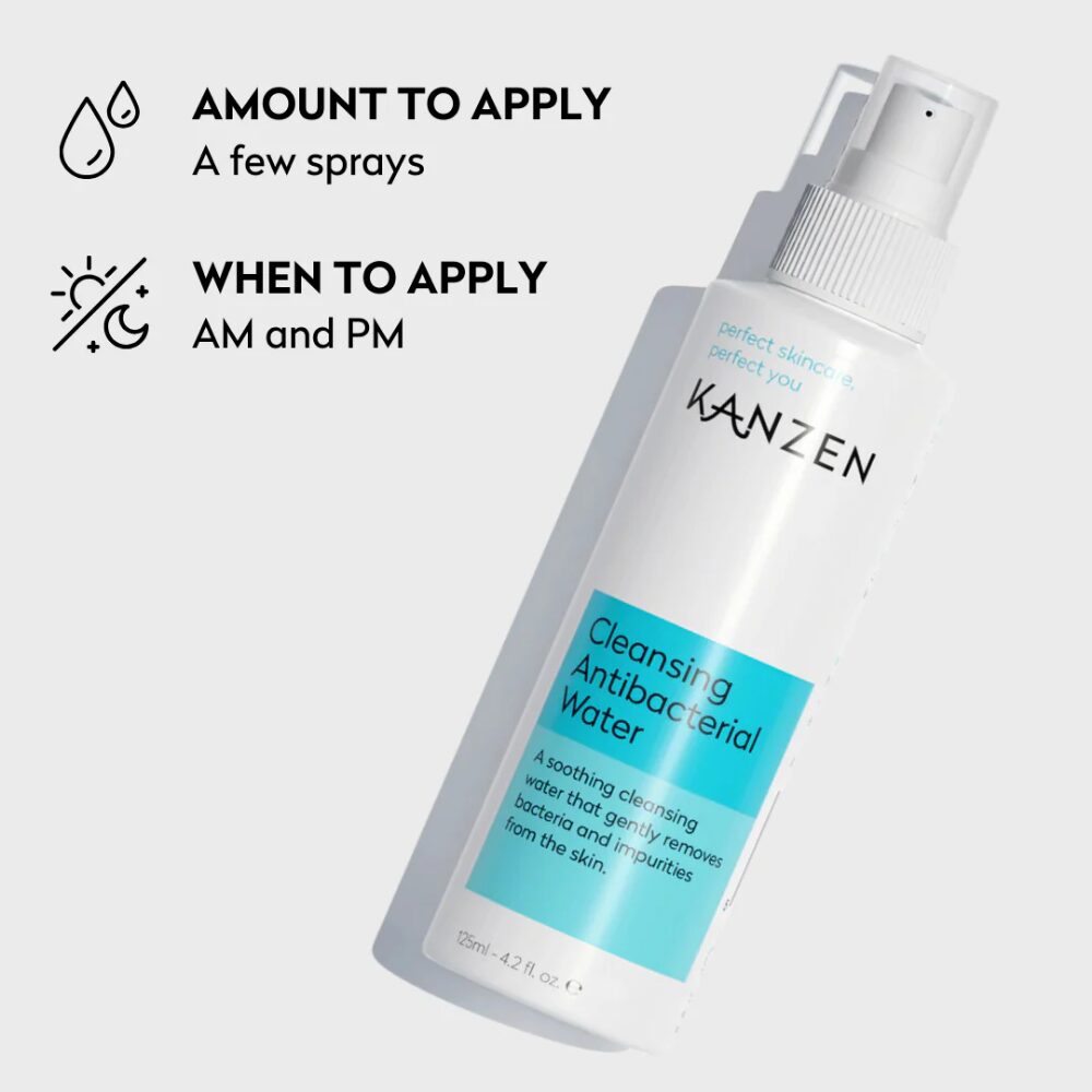 KAN013-4.jpg Kanzen Derma Anti-Bacterial Hypochlorous Acid Cleansing Water 500ml - Image 1