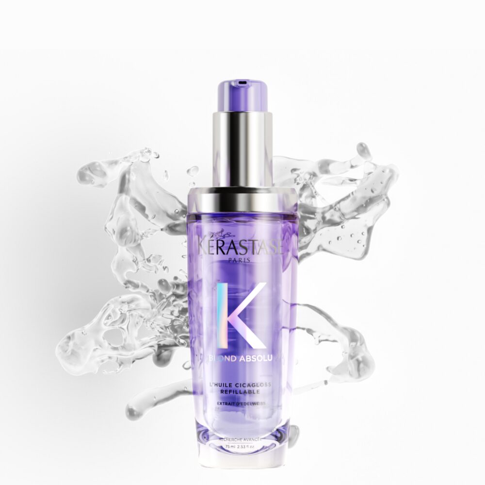 KE0310-4.jpg Kérastase Blond Absolu L'Huile Cicagloss Hydrating Hair Oil Refillable Bottle 75ml - Image 1
