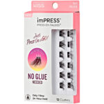 Kiss imPress Press-On Falsies Individual Lashes Black 05 Bold Volume 12 Clusters - Image 5