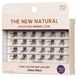 Kiss The New Natural Trio Noir Individual Lashes Black 24 Clusters - Image 2