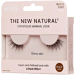 Kiss The New Natural 01 Glowy Skin Half Strip Lashes Black - Image 4