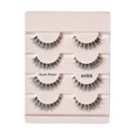 Kiss The New Natural Multipack 02 Nude Blazer Strip Lashes Black 4 Pairs - Image 2