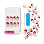 Kiss Salon Acrylic Coloured Nails French Catchy 28x