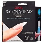 Kiss Salon X-tend LED Soft Gel System Starter Kit Pure 30x