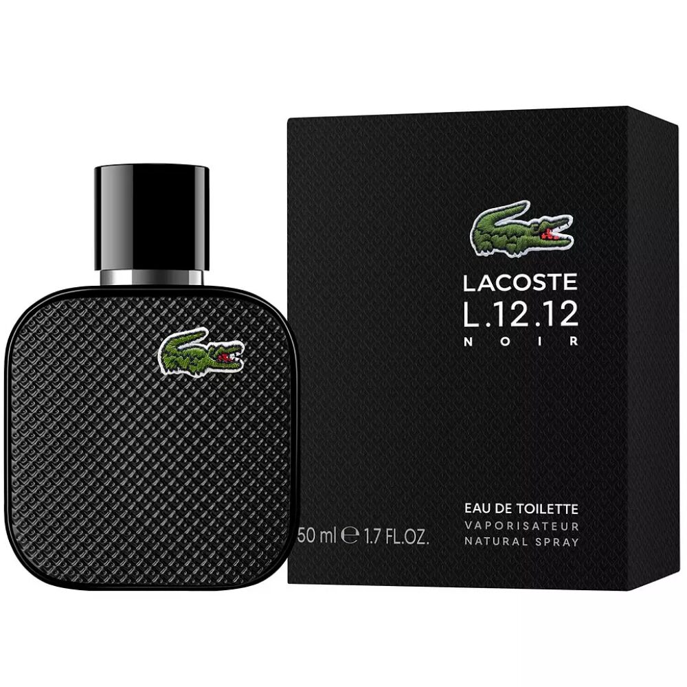 LAC0062-1.jpg Lacoste L.12.12 Noir Men Eau De Toilette 50ml - Image 1