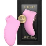 LELO Sona 2 Travel Sonic Clitoral Massager Pink - Image 2