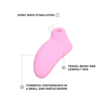 LELO Sona 2 Travel Sonic Clitoral Massager Pink - Image 5