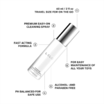 LELO Premium Anti-Bacterial Cleaning Spray 60ml - Image 3