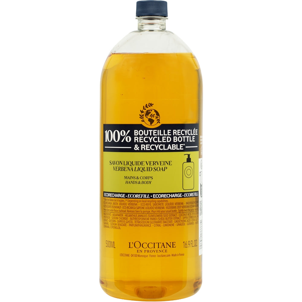 LOC0030.jpg L'Occitane Shea Verbena Liquid Soap Refill 500ml - Image 1