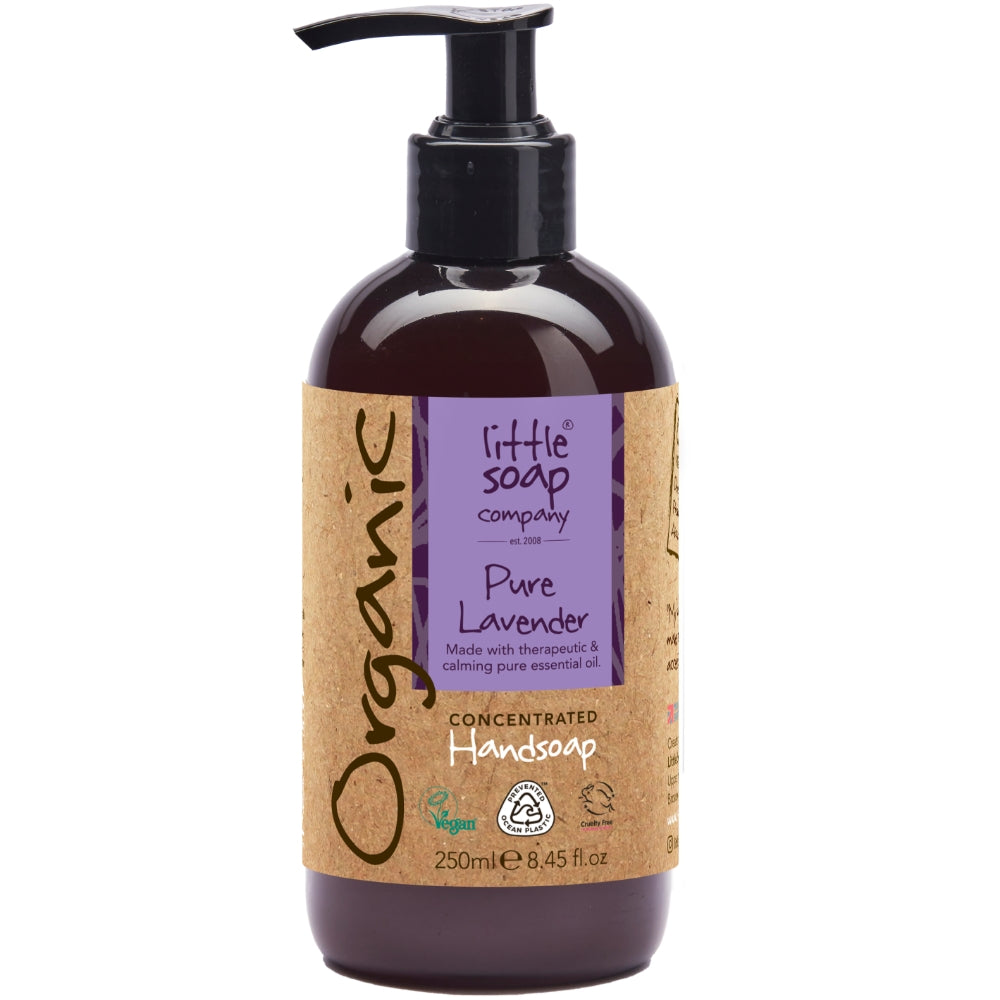 LSCO0026.jpg Little Soap Company Organic Concentrated Hand Soap Pure Lavender 250ml - Image 1