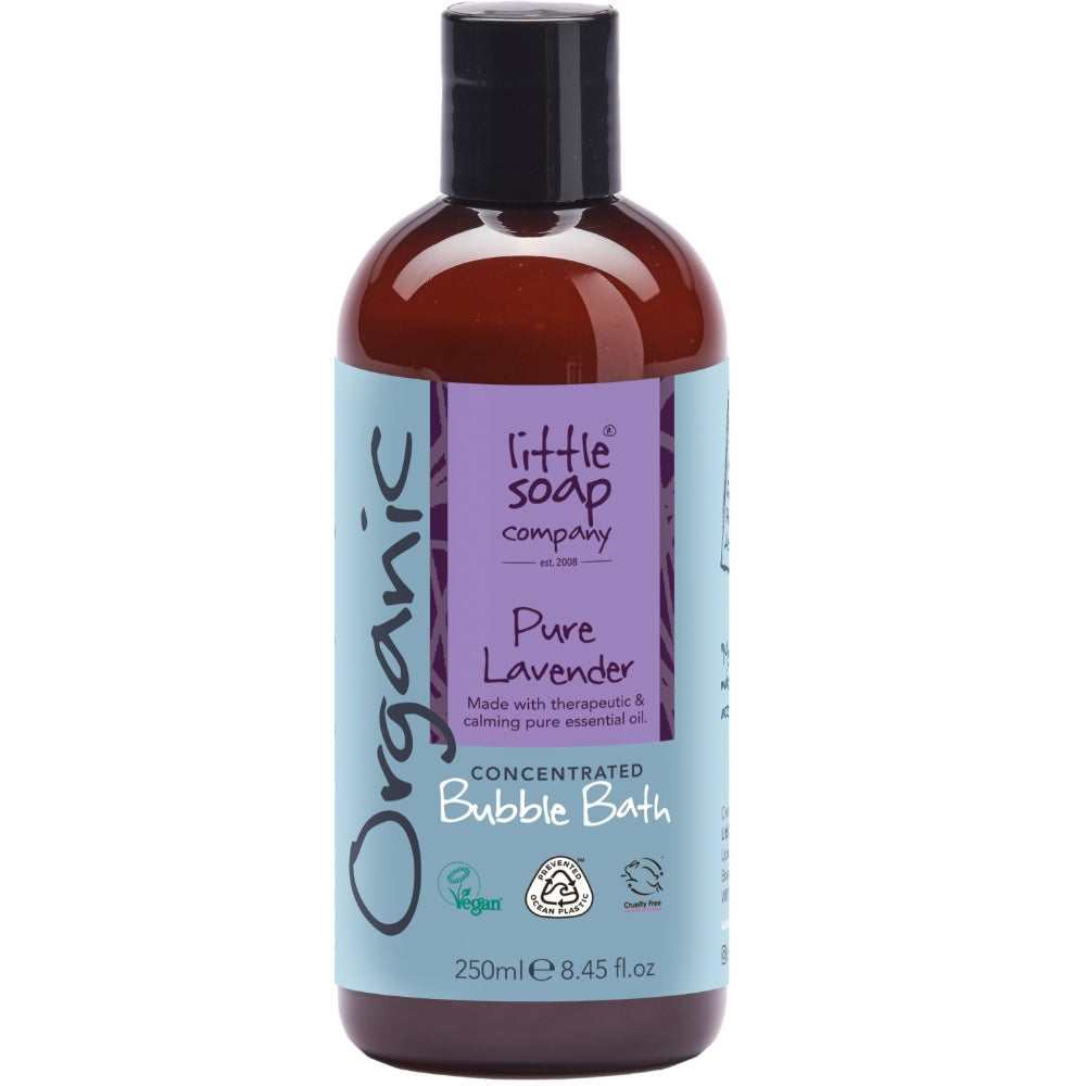 LSCO0030.jpg Little Soap Company Organic Concentrated Bubble Bath Pure Lavender 250ml - Image 1