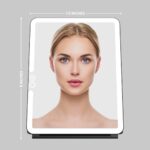 Luna London Eclipse Travel Mirror Matte Black - Image 3