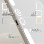Luna London Eclipse Travel Mirror Soft Stone - Image 4