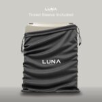 Luna London Eclipse Travel Mirror Soft Stone - Image 2