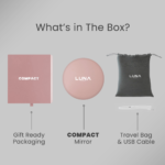 Luna London Compact Mirror Rose Gold - Image 6