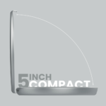 Luna London Compact Mirror Chalk Grey - Image 4