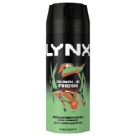 Lynx Jungle Fresh 48h Palm Leaves & Amber Deodorant Body Spray 150ml - Image 2