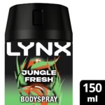 Lynx Jungle Fresh 48h Palm Leaves & Amber Deodorant Body Spray 150ml - Image 4